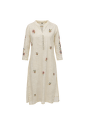 Off White Embroidered Kurta for Women