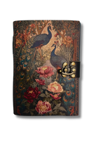Peacock Garden Full Grain Leather Journal