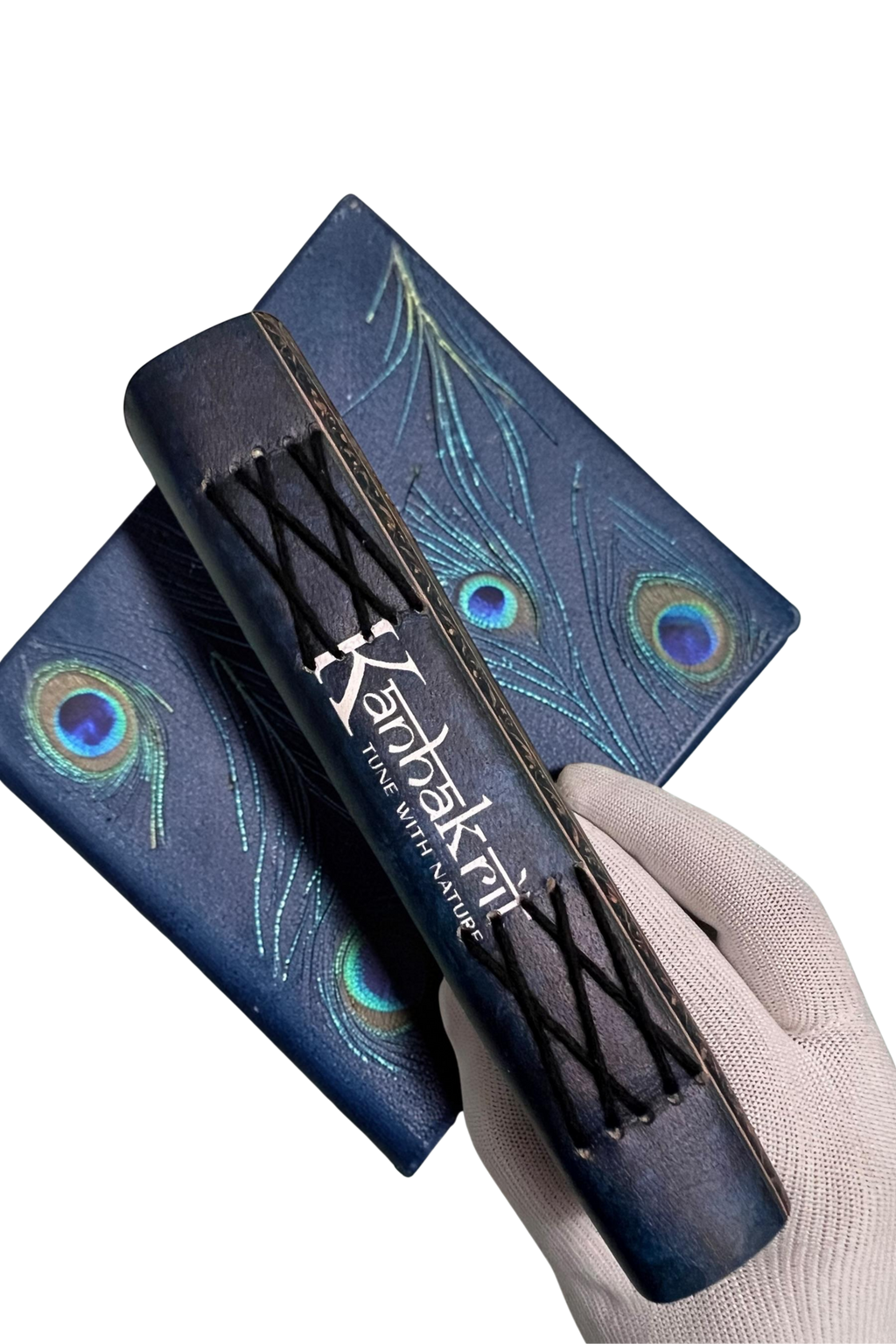 Peacock Garden Full Grain Leather Journal