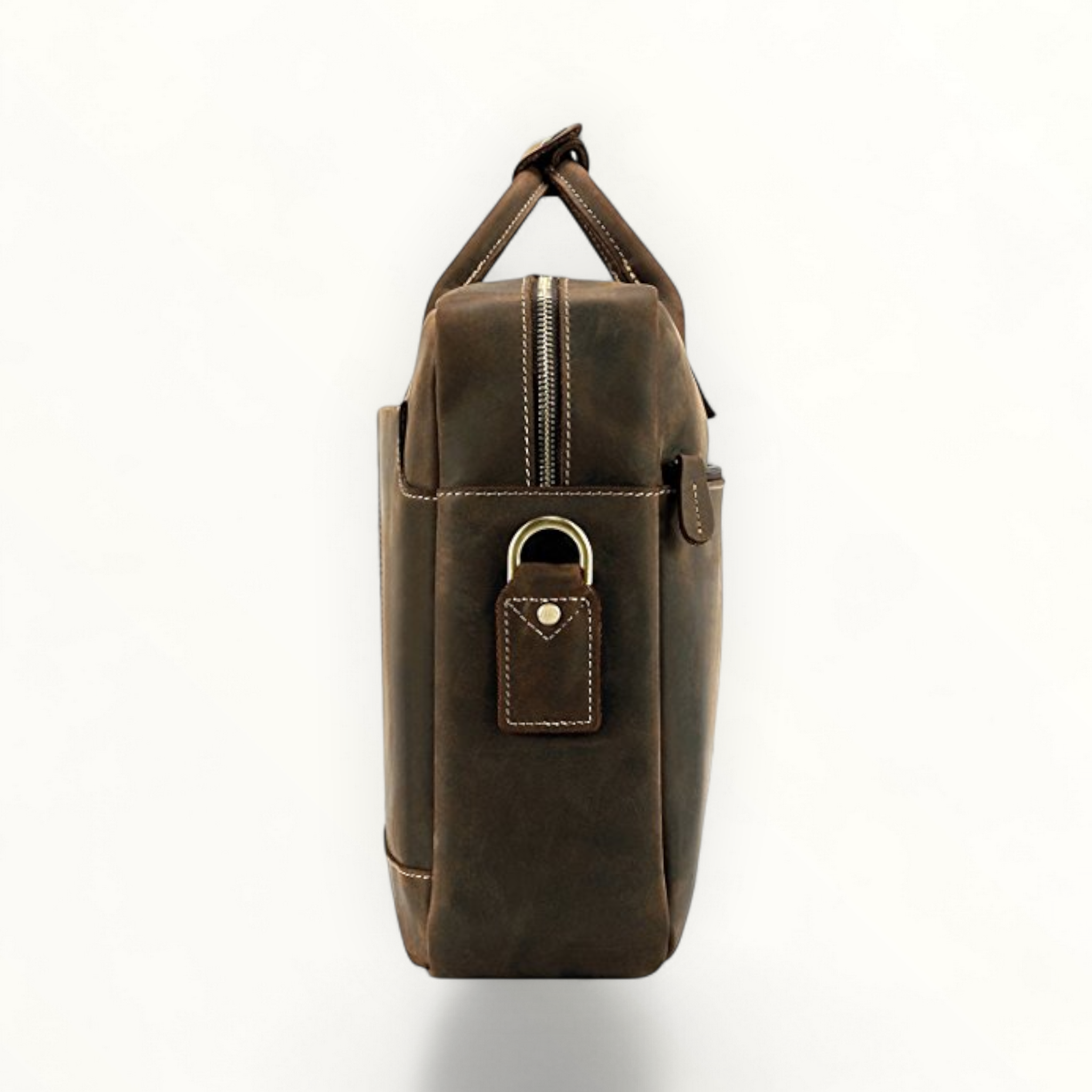 N23 Vintage Brown Leather Laptop Bag