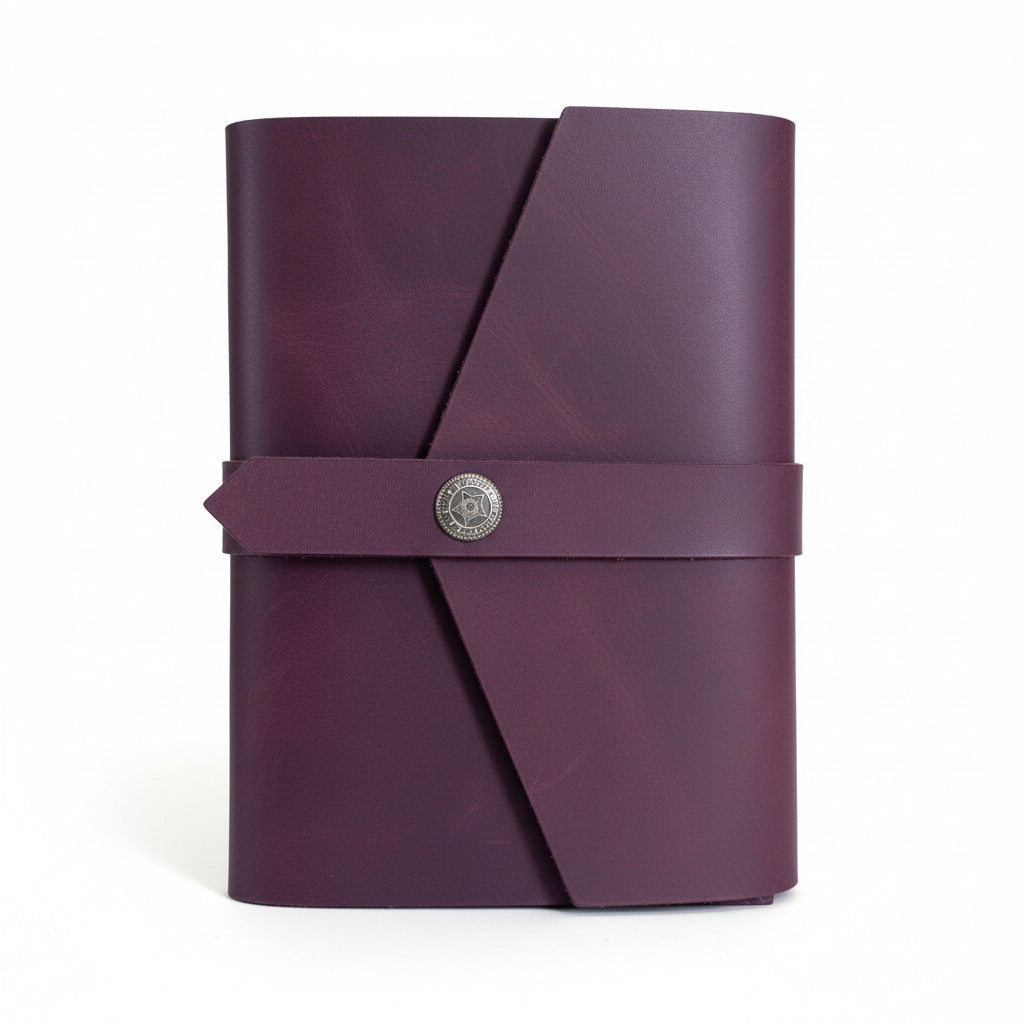 Handcrafted Leather Journal with Handmade Cotton Paper