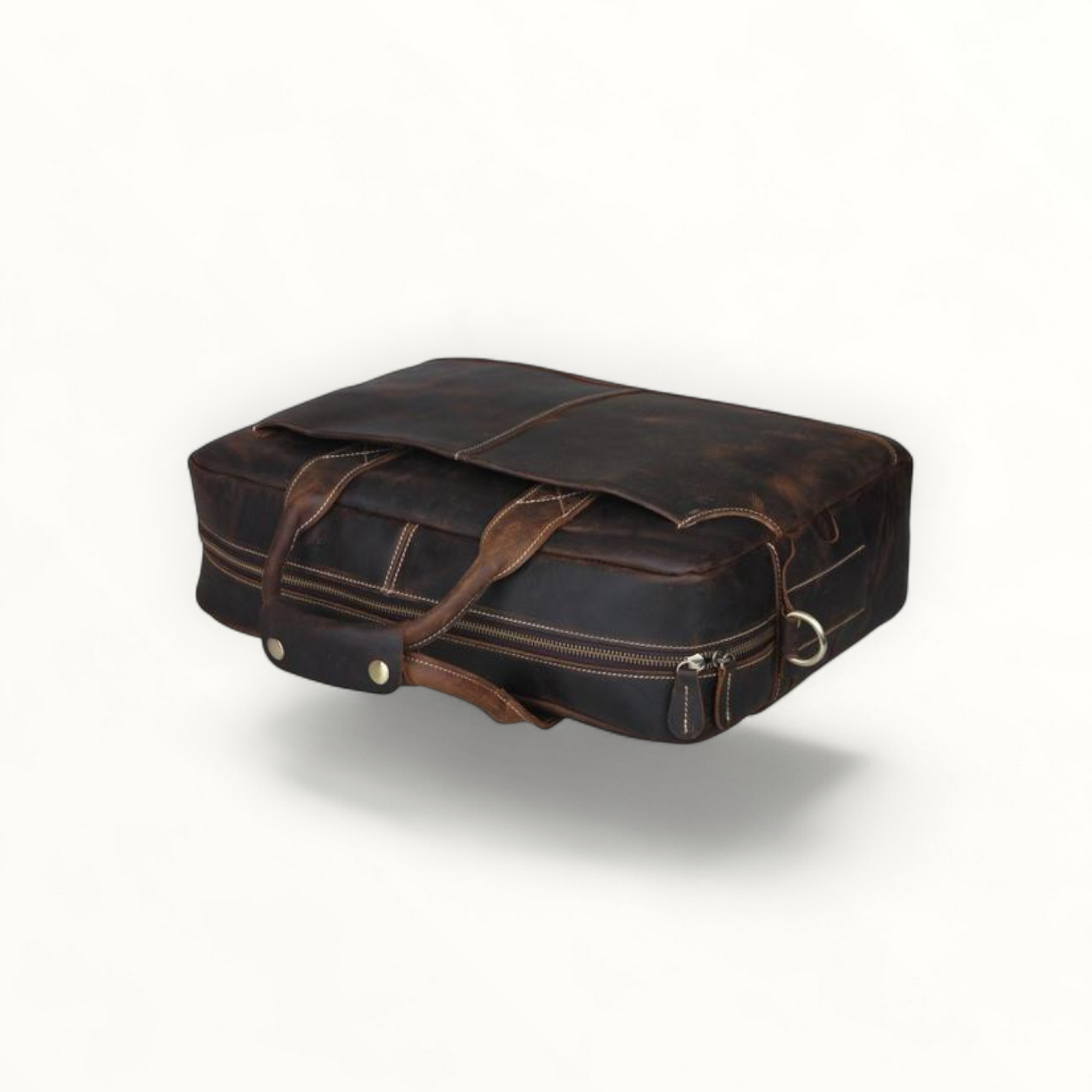 N23 Vintage Brown Leather Laptop Bag